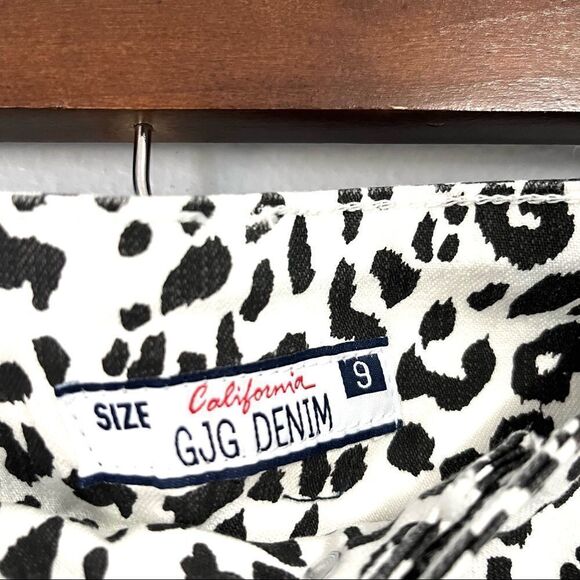NWT GJG Juniors Leopard Print Cotton Denim Size 9 - Picture 4 of 4